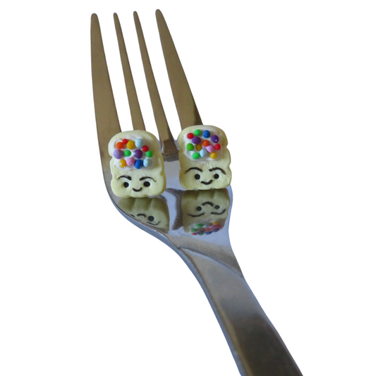 Toastie with Sprinkles Studs - Kawaii Edition