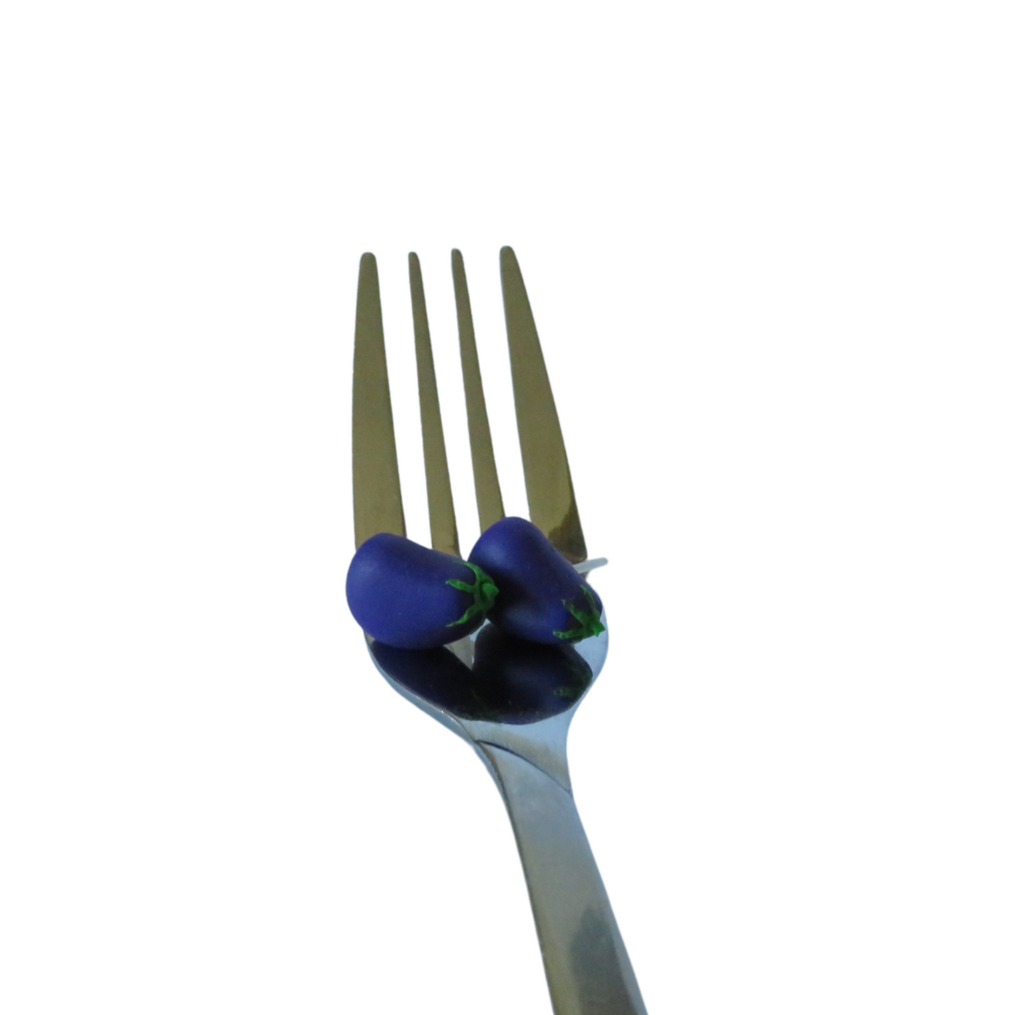 Eggplant Stud Earrings