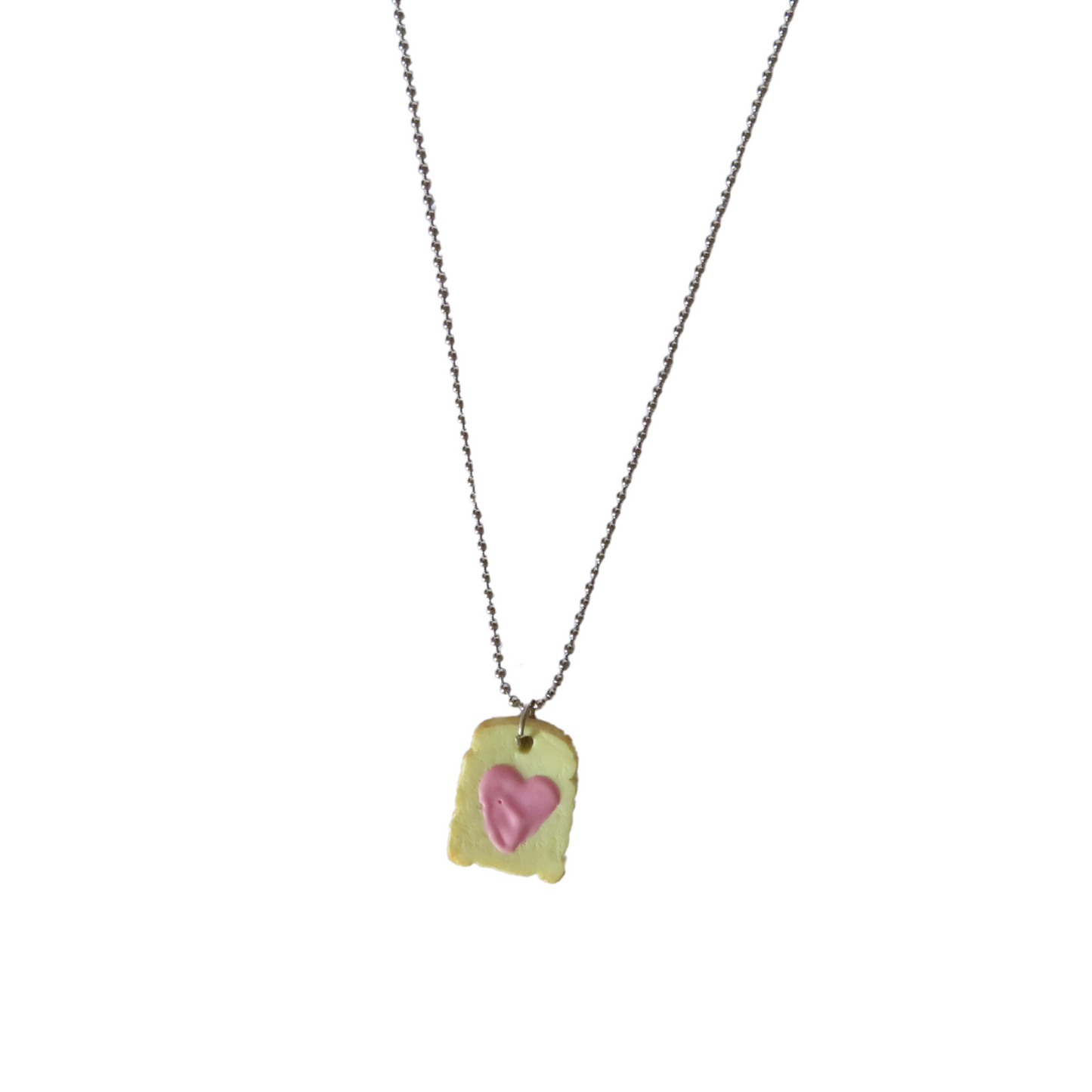 Toastie With Pink Heart Charm