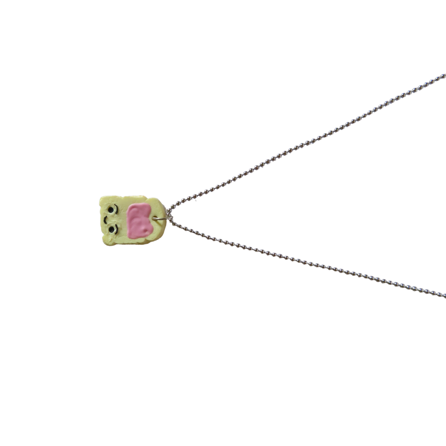 Toastie With Pink Spread Charm - Kawaii Edition