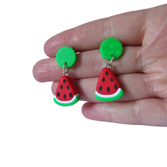 Watermelon Dangle Earrings
