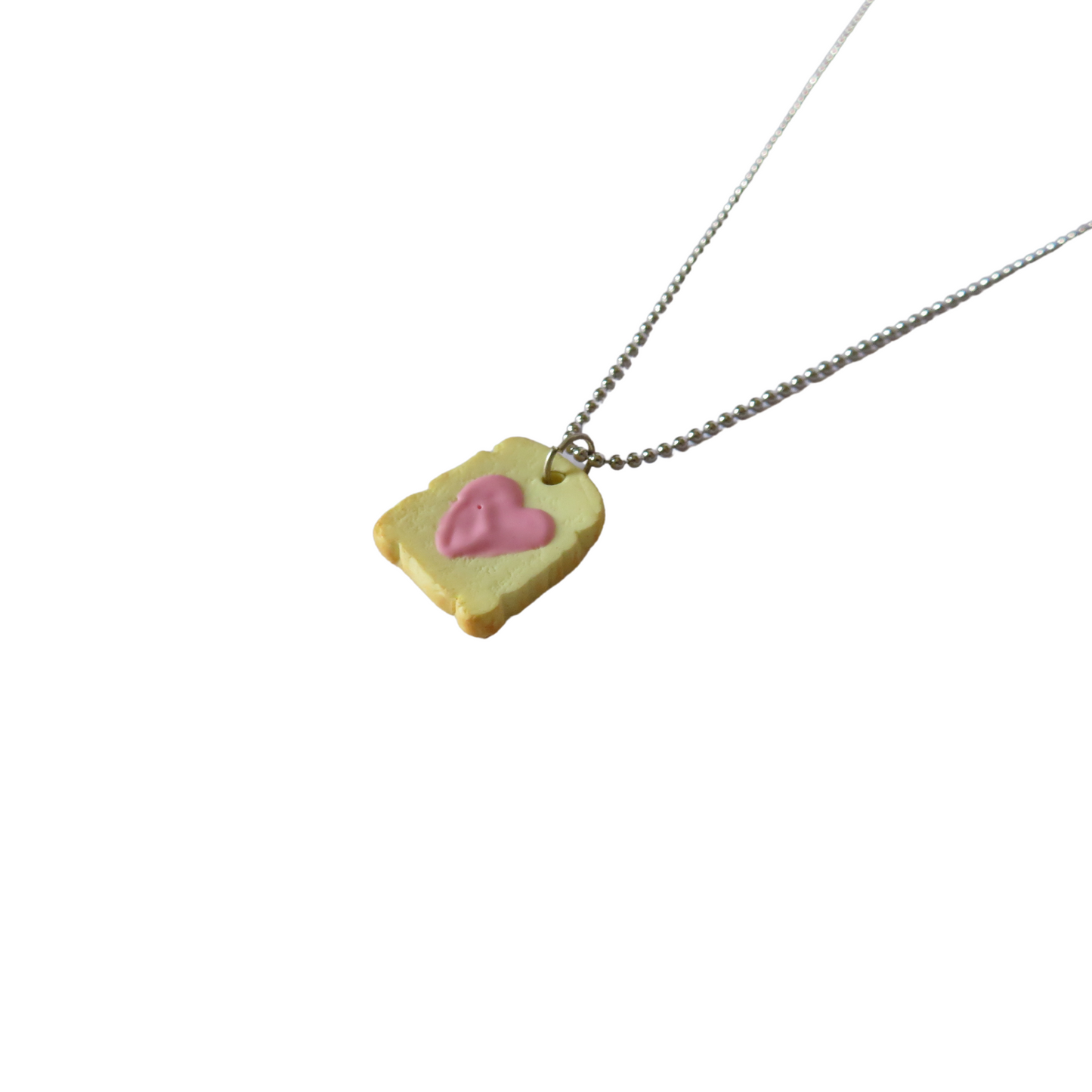 Toastie With Pink Heart Charm