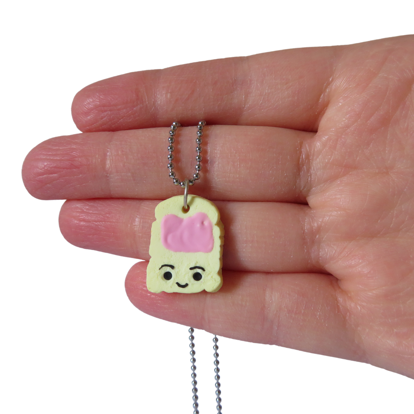 Toastie With Pink Spread Charm - Kawaii Edition