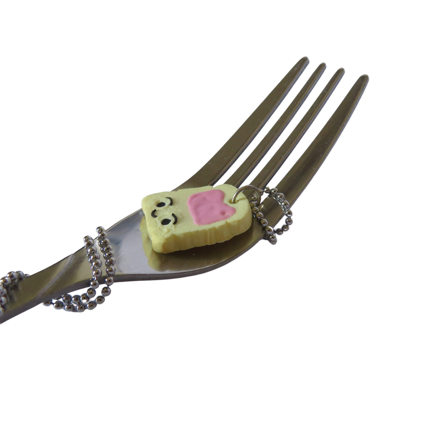 Toastie With Pink Spread Charm - Kawaii Edition