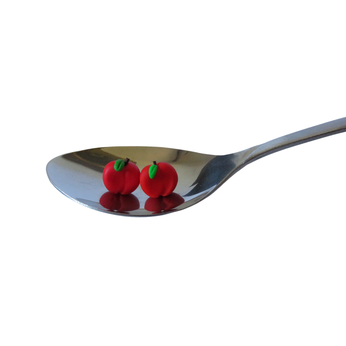 Apple Stud Earrings || Cute Earrings || Foodie Studs