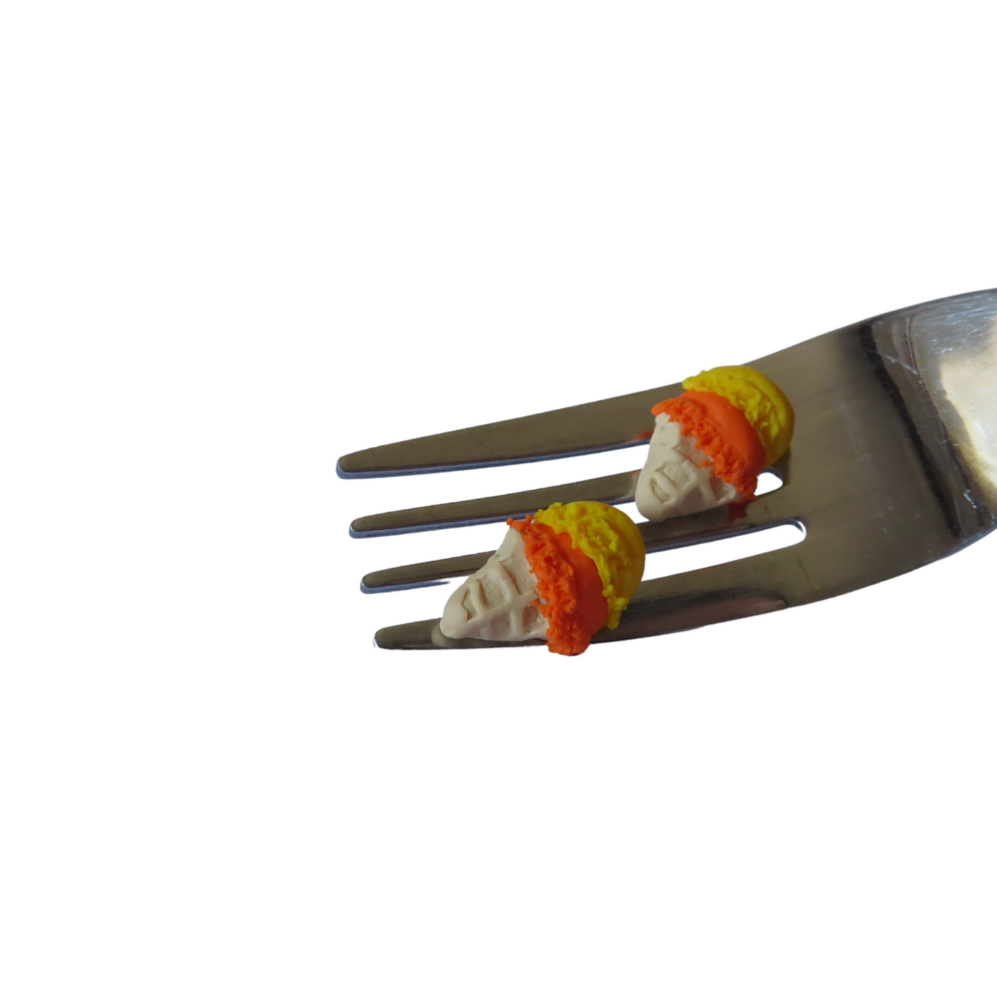 Ice Cream Cone Studs - Orange Sorbet