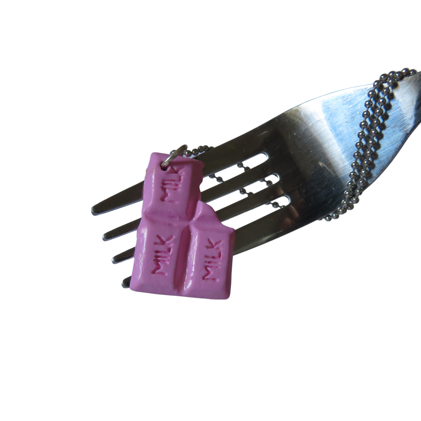Pink Chocolate Bar Necklace