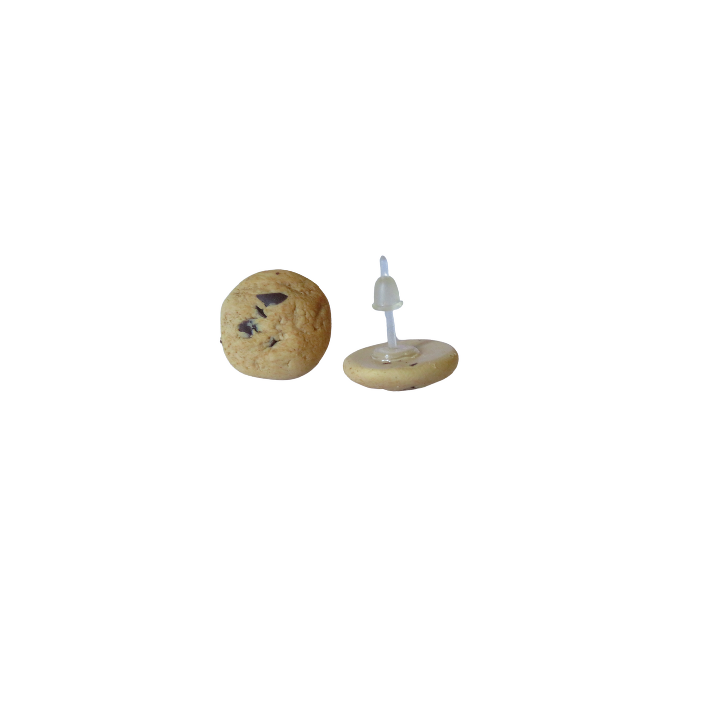 Choc Chip Cookie stud earrings