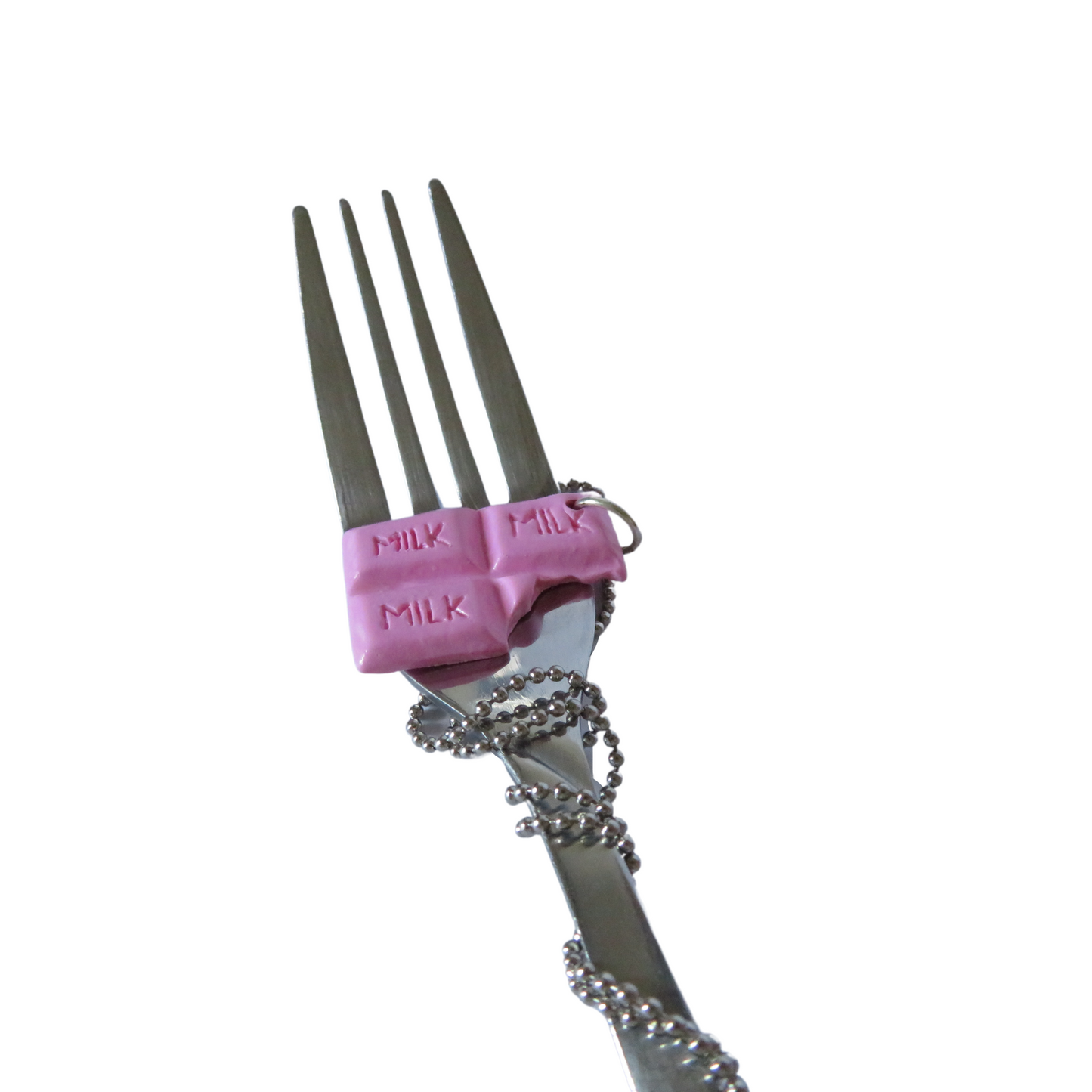 Pink Chocolate Bar Necklace