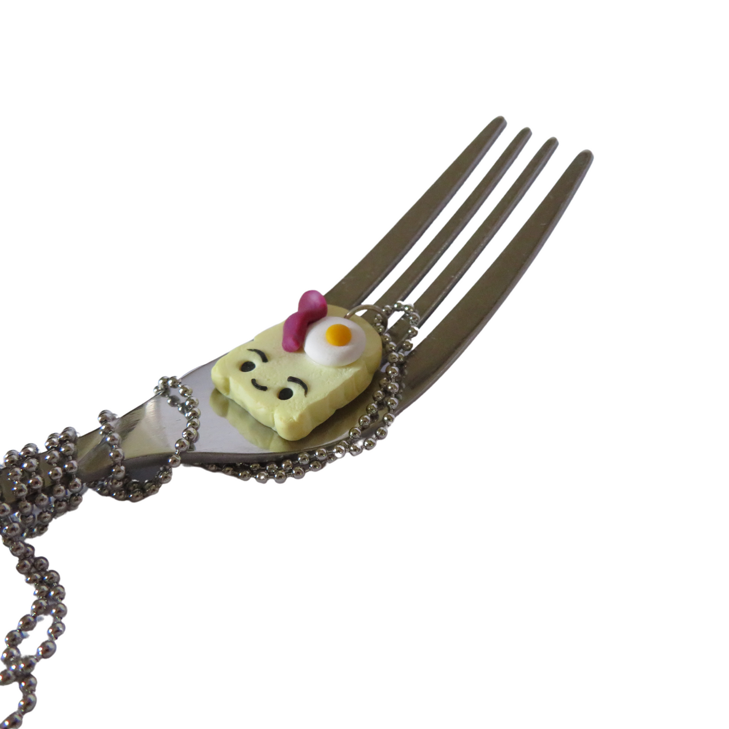 Toastie With Egg and Bacon Charm - Kawaii Edition