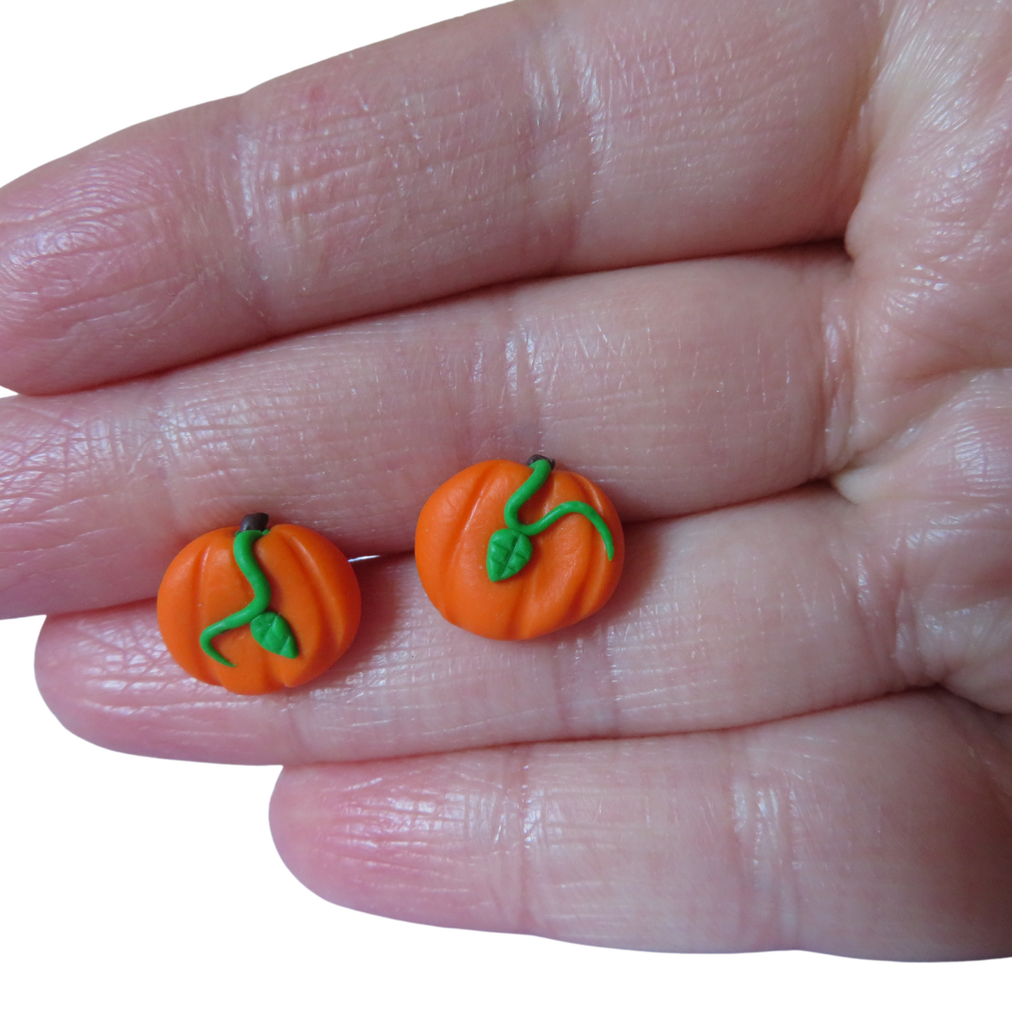 Pumpkin Stud Earrings
