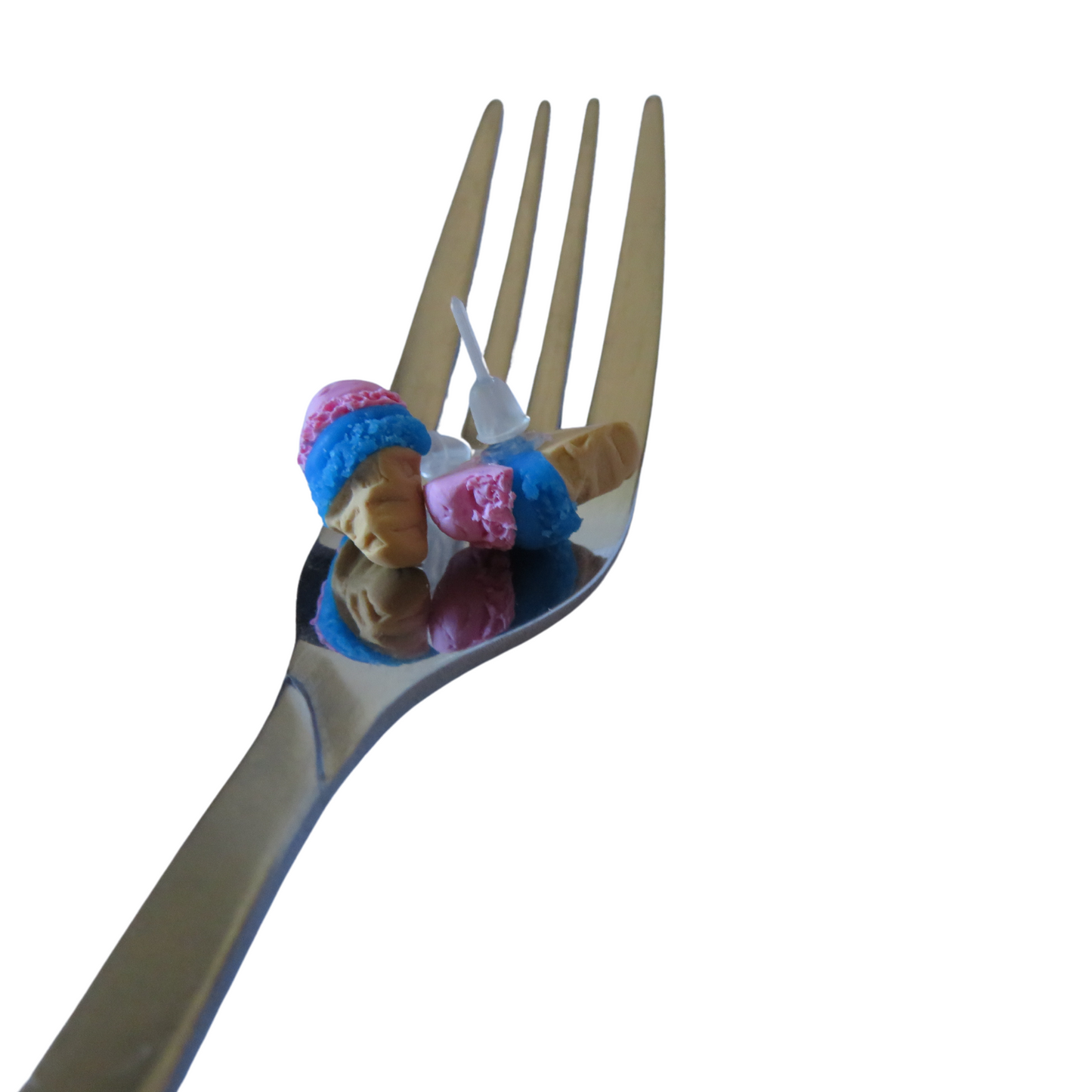 Ice Cream Cone Studs - Bubblegum