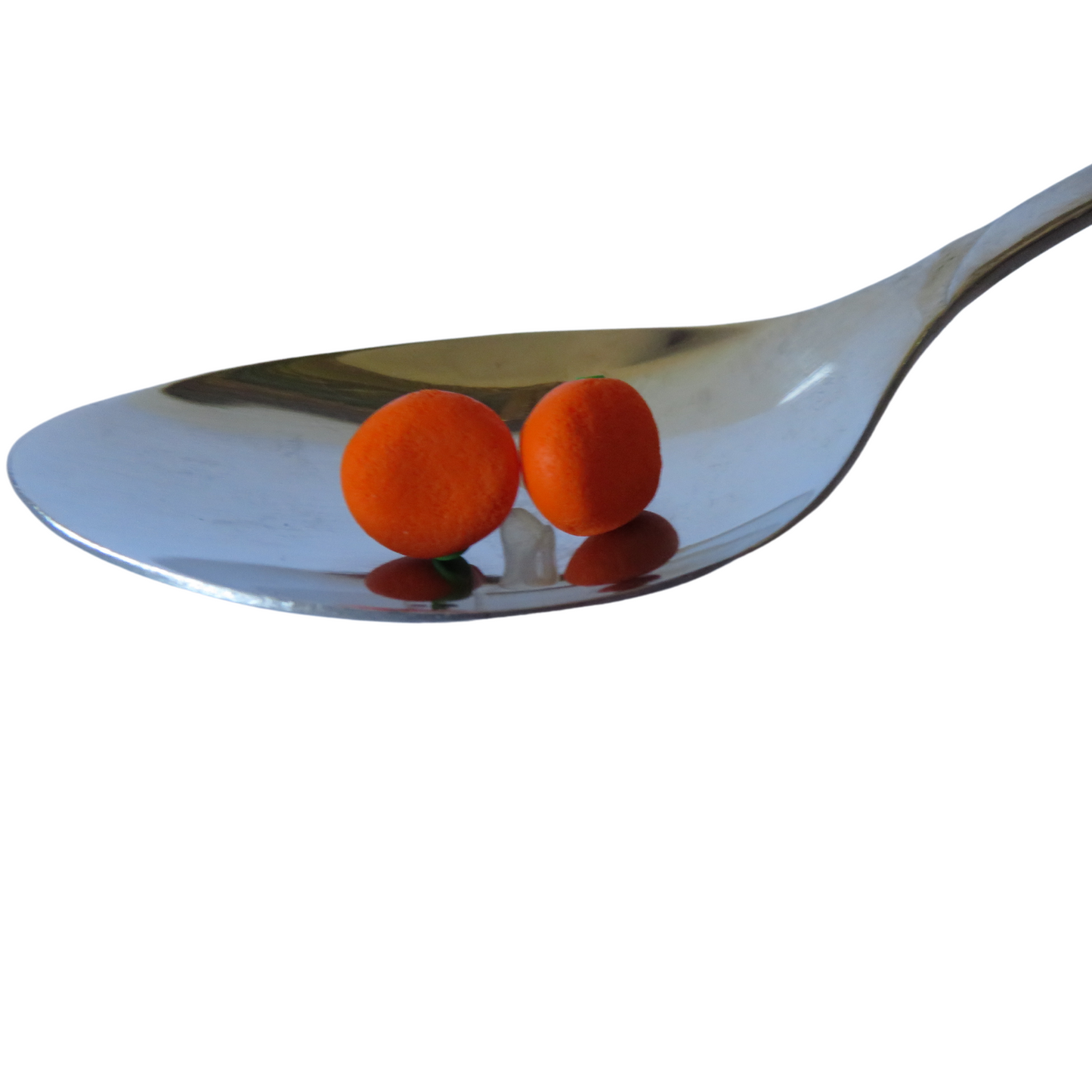 Orange Stud Earrings
