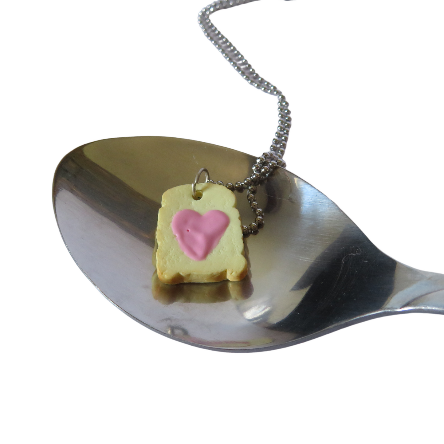 Toastie With Pink Heart Charm