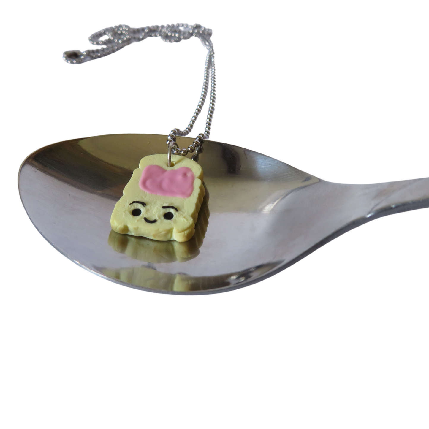 Toastie With Pink Spread Charm - Kawaii Edition