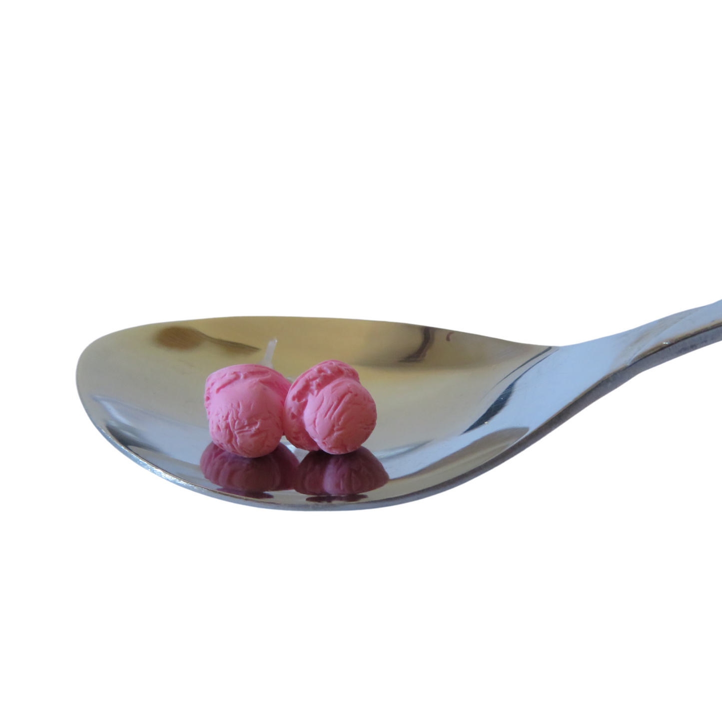 Strawberry Pink Ice Cream Scoop Stud Earrings