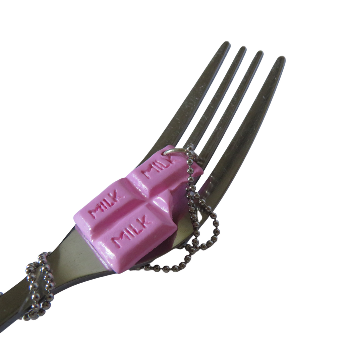 Pink Chocolate Bar Necklace