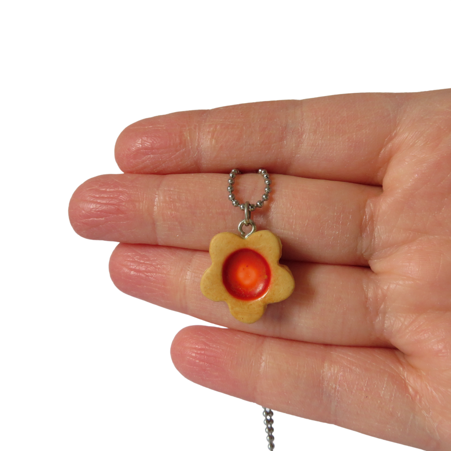 Linzer Cookie Necklace