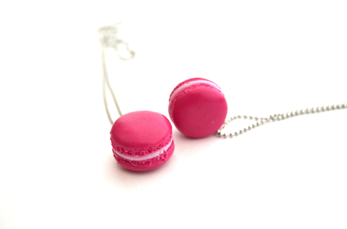 Strawberry Macaron Necklace