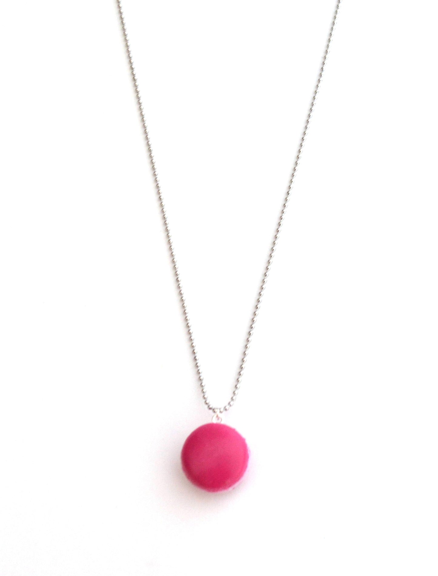 Strawberry Macaron Necklace