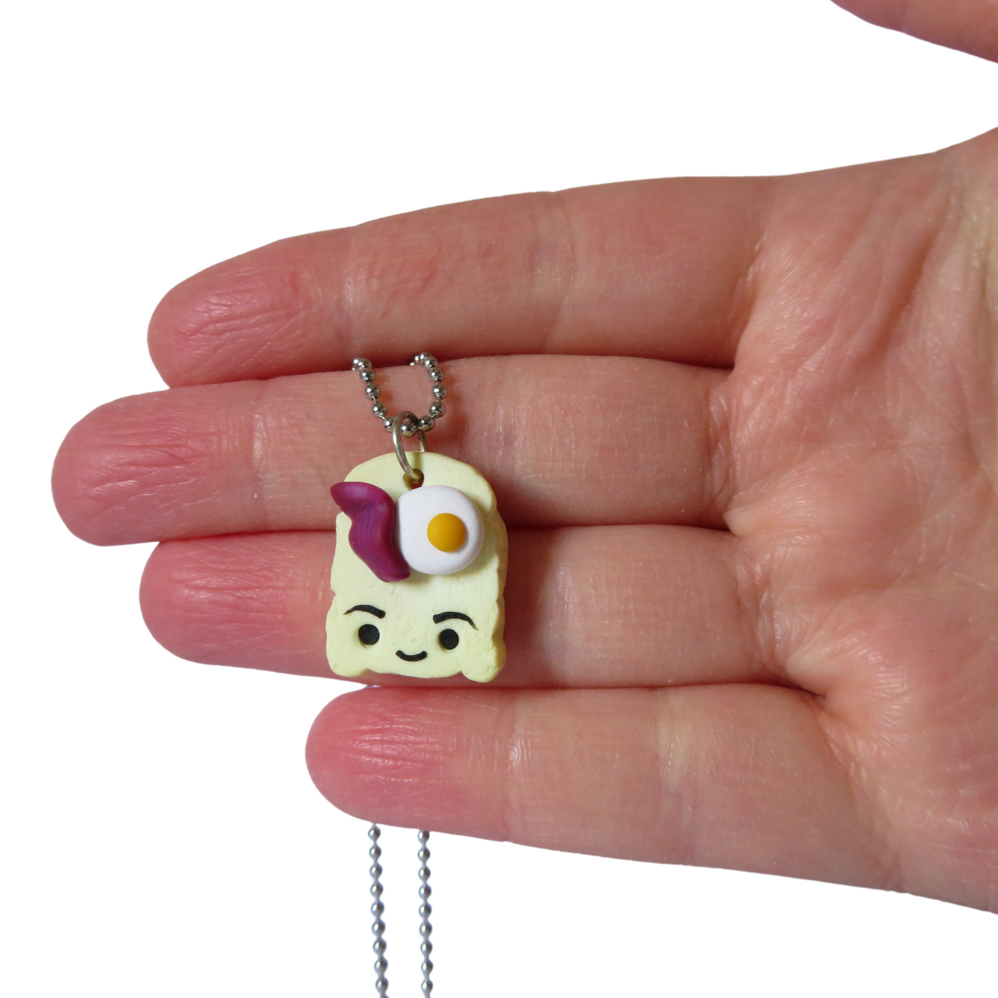 Toastie With Egg and Bacon Charm - Kawaii Edition