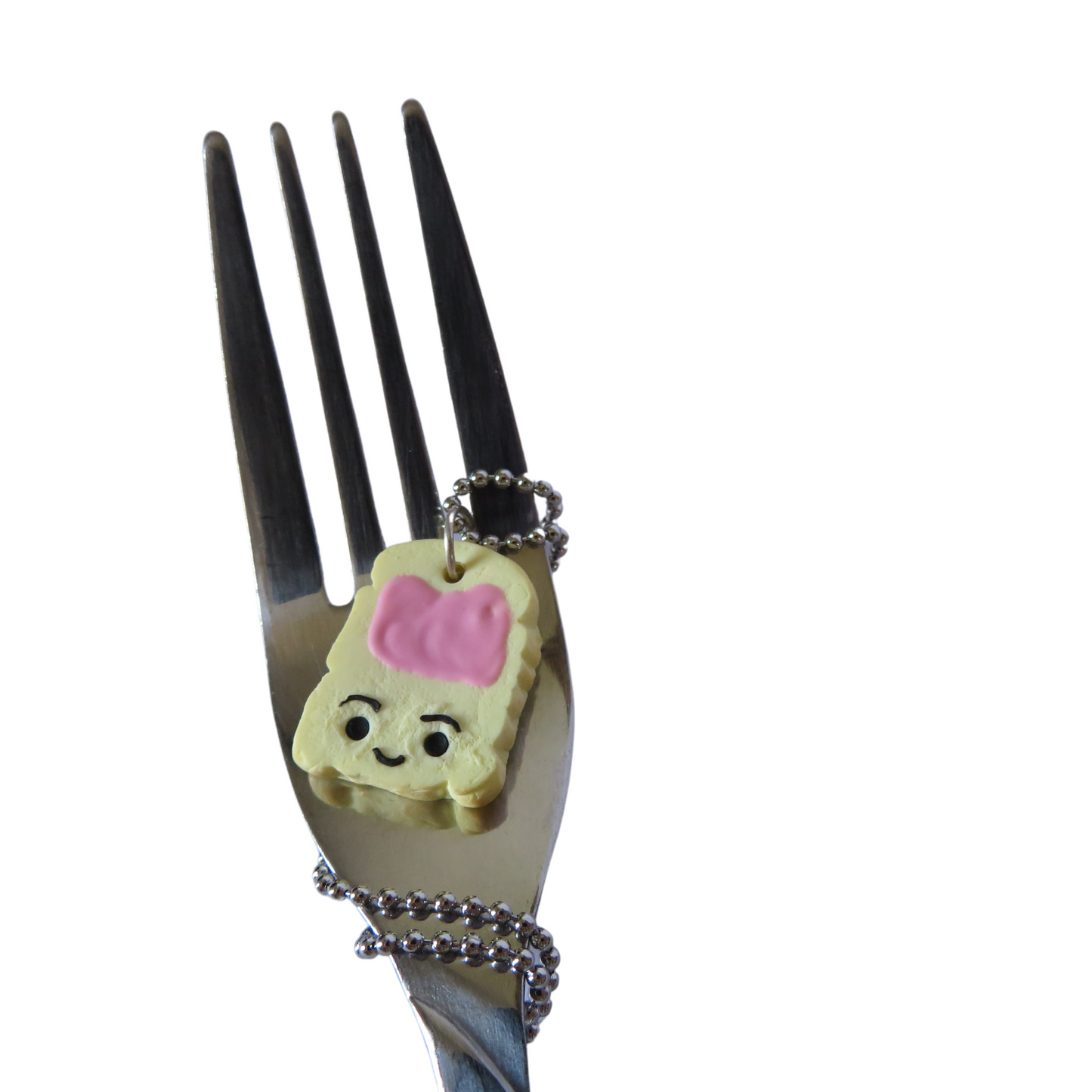 Toastie With Pink Spread Charm - Kawaii Edition