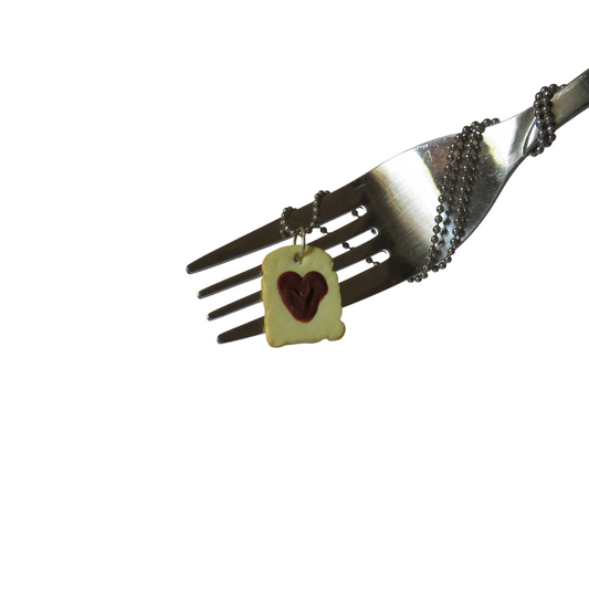 Toastie With Chocolate Heart Charm