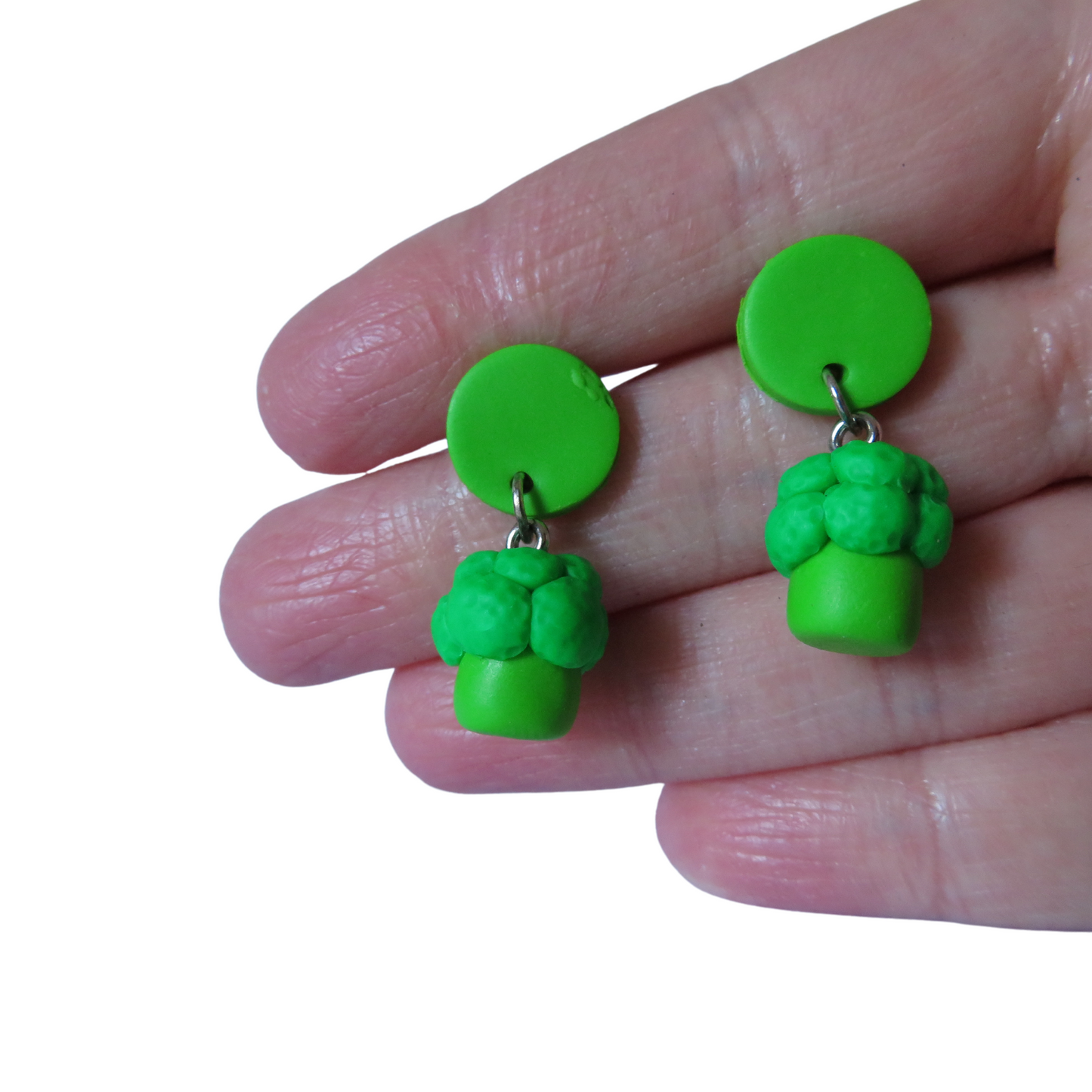 Broccoli Dangle Earrings