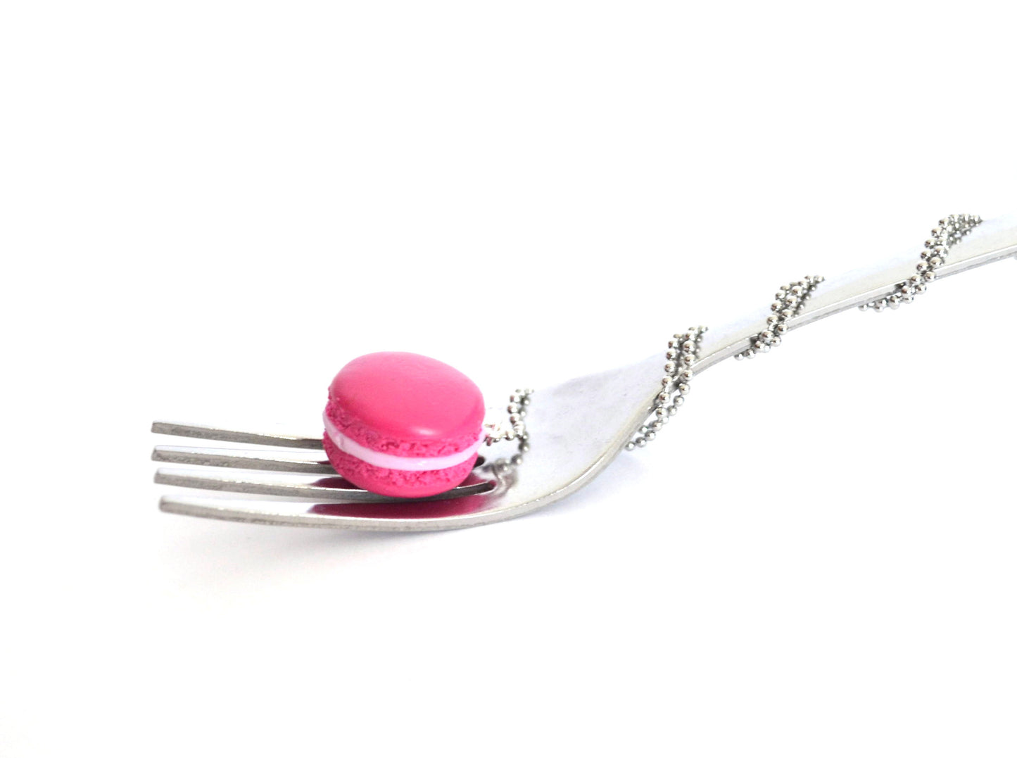 Strawberry Macaron Necklace