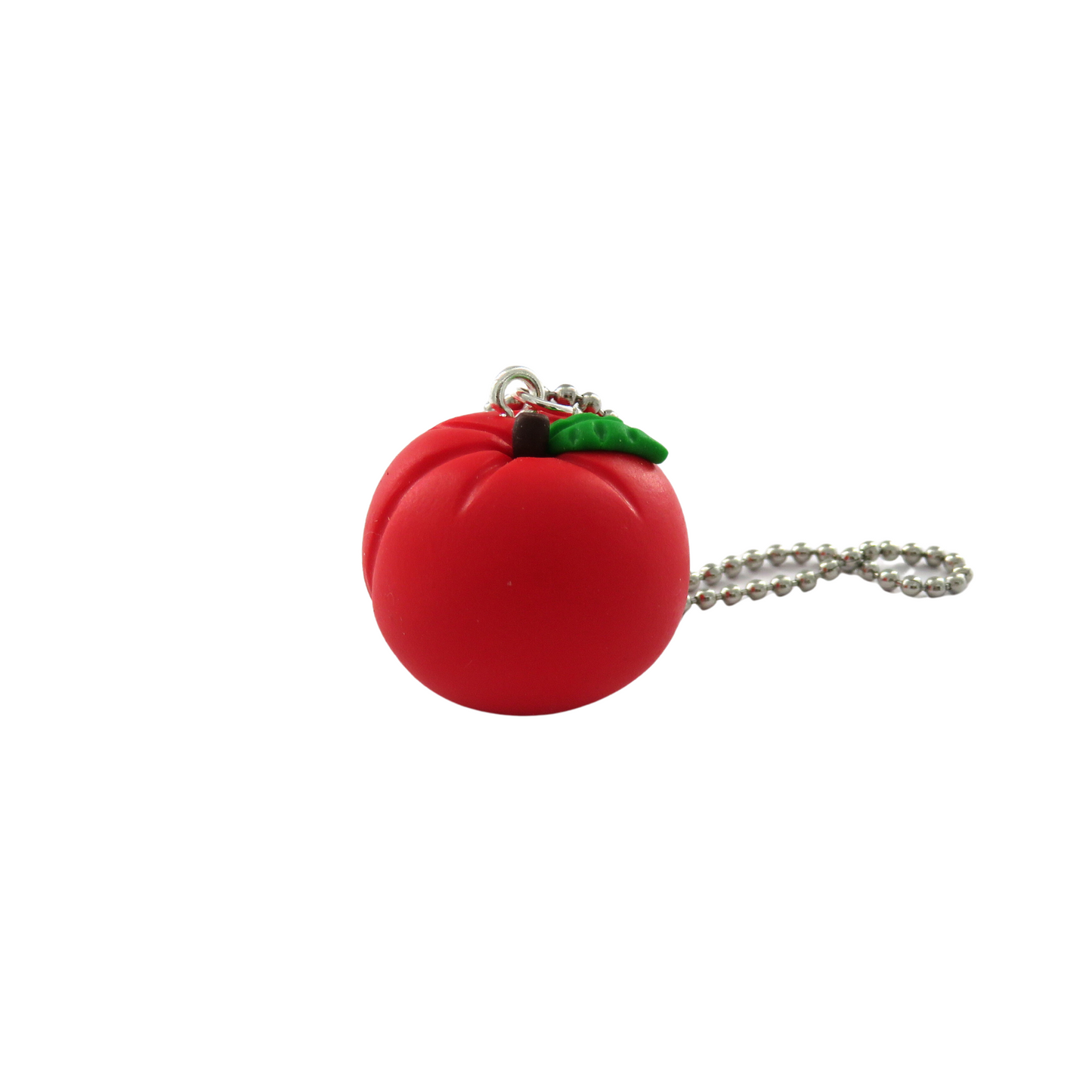 Chubby Red Apple Charm Necklace