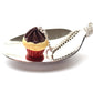 Red-Vanilla Cupcake Necklace